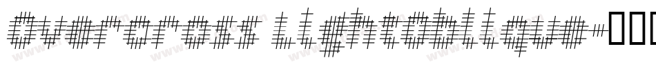 Overcross LightOblique字体转换